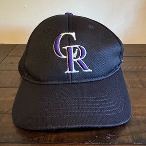 MLB Colorado Rockies Kids Baseball Cap with Velcro Adjustable Back